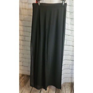 J.B.S. LTD Women's Black Maxi Pant Skirt